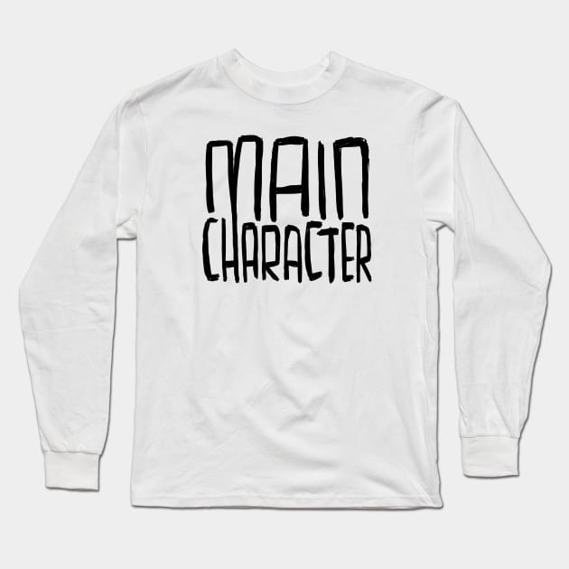 Main Character Long Sleeve T-Shirt by badlydrawnbabe